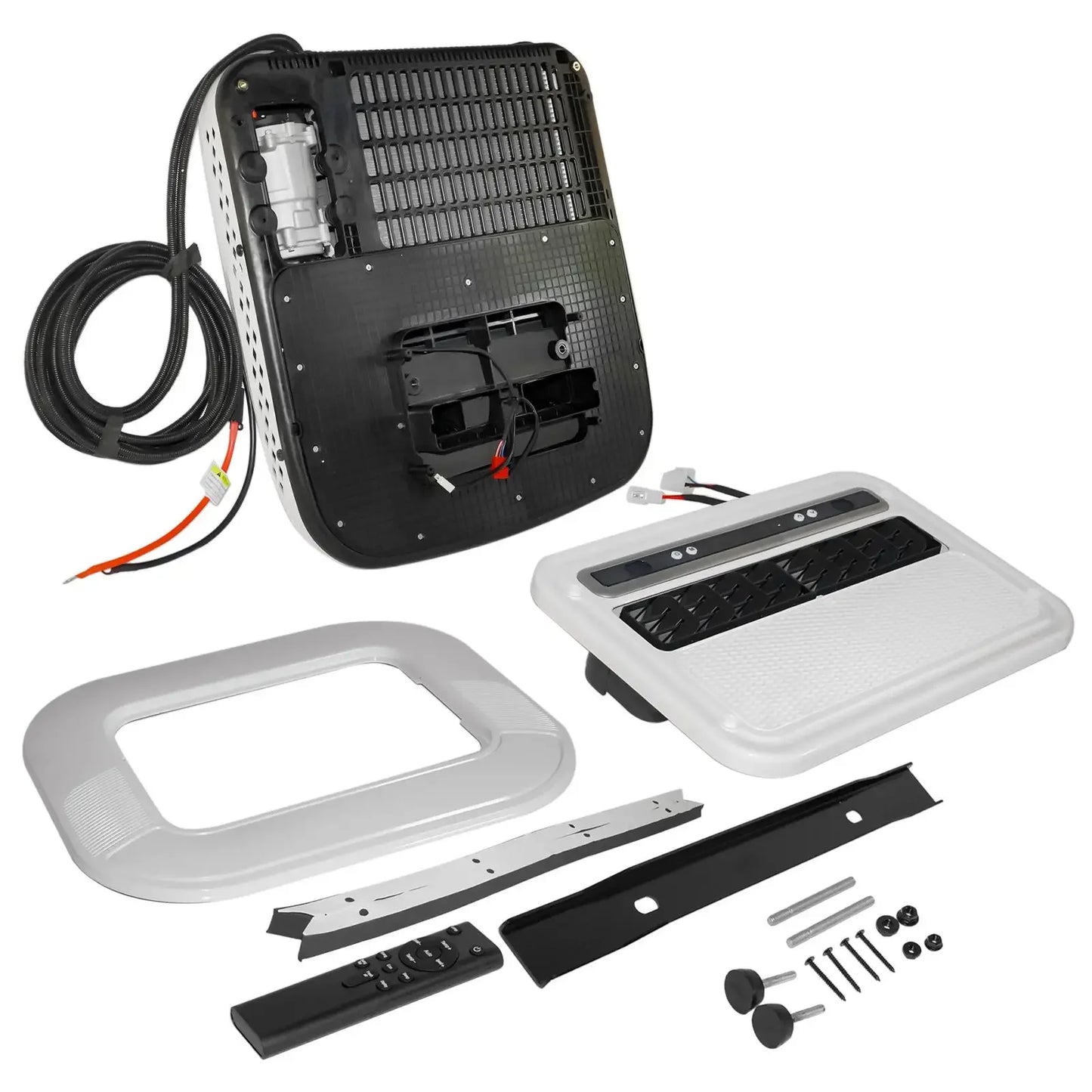 AP03 White 12V Air Conditioner RV Rooftop Electric Parking AC Unit 30-60A 10000BTU for RV