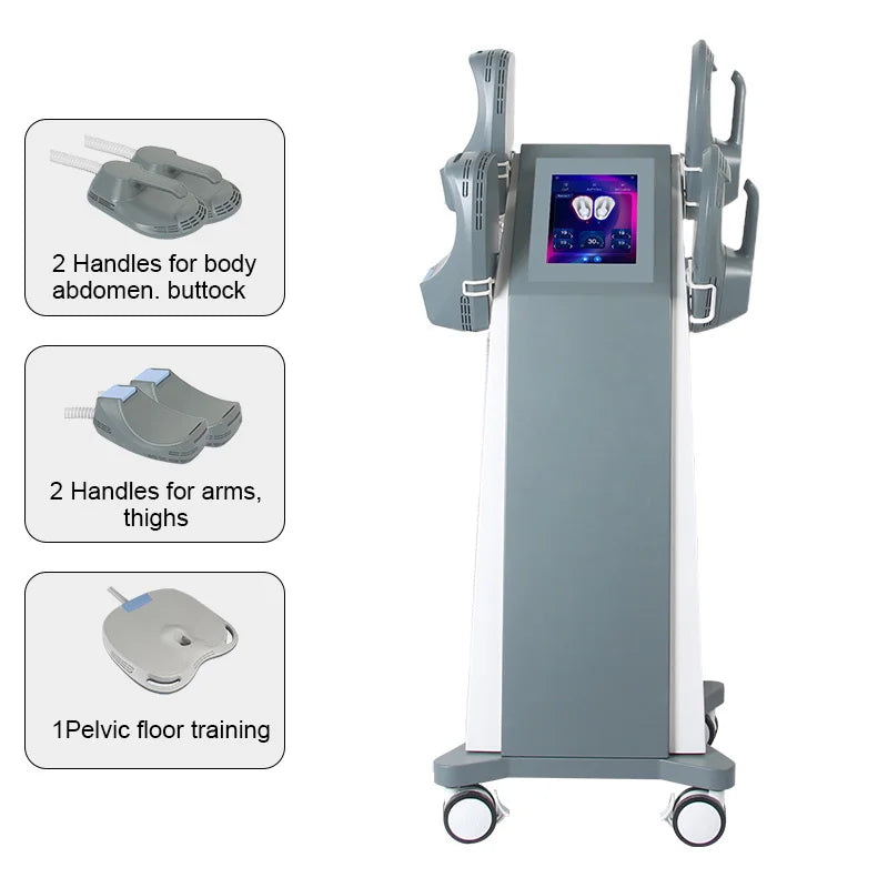 Nova Professional Body Sculpt Machine Fat Removal Upgrade 6500W Slimming Device EMS RF ABS Muscle Stimulator