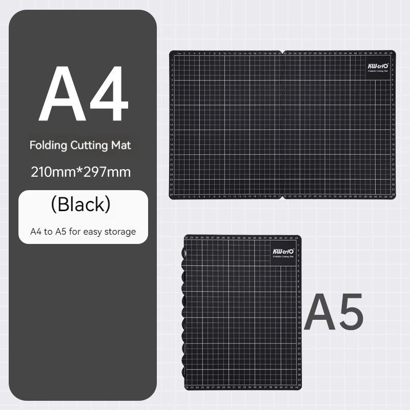 Portable Foldable Cutting Mats Self-Healing A3/A4 Pvc Cutting Mat For Diy Craft Multi-Purpose Craft Mat For Crafts Hobbyists