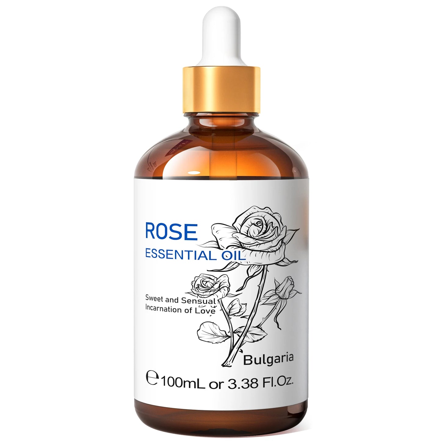 100ML Tangerine Essential Oils, HIQILI Undiluted Premium Citrus Oil for Cleaning Spray, Air Freshener, Diffuser, Massage, Soaps