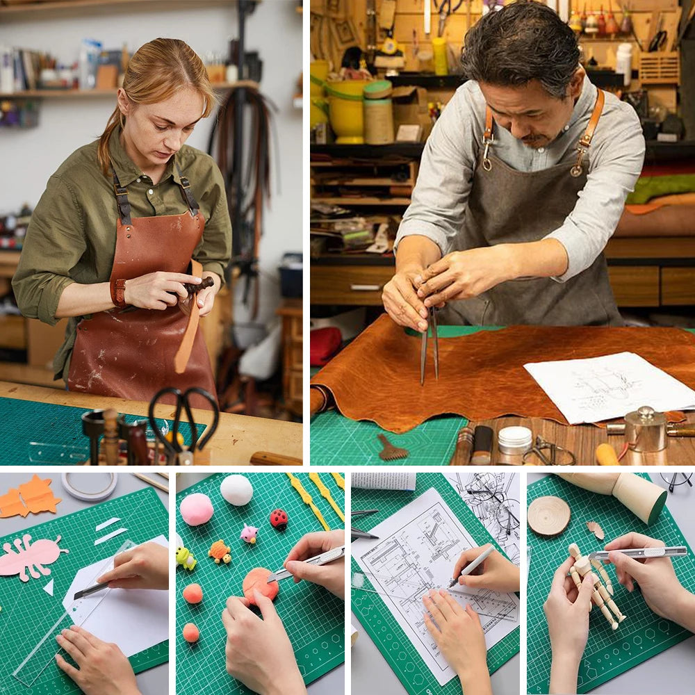 1pc 120x90cm Self Healing Cutting Mat,Double Sided PVC Cutting Board with Accurate Measurement Line for DIY Sewing & Leather Cut