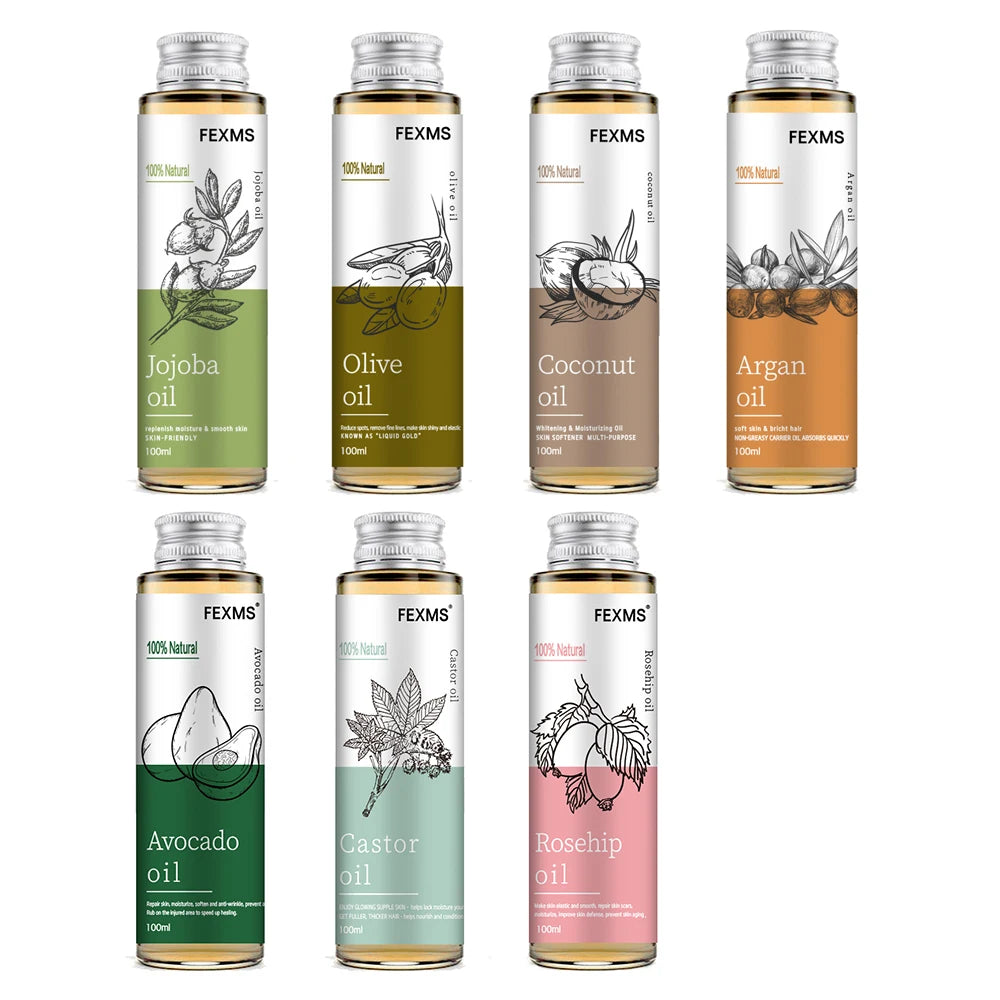 100% Pure Jojoba Oil Pure Cold Pressed Natural Unrefined Moisturizer for Skin Hair Body and Nails