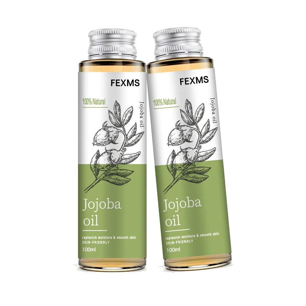 100% Pure Jojoba Oil Pure Cold Pressed Natural Unrefined Moisturizer for Skin Hair Body and Nails