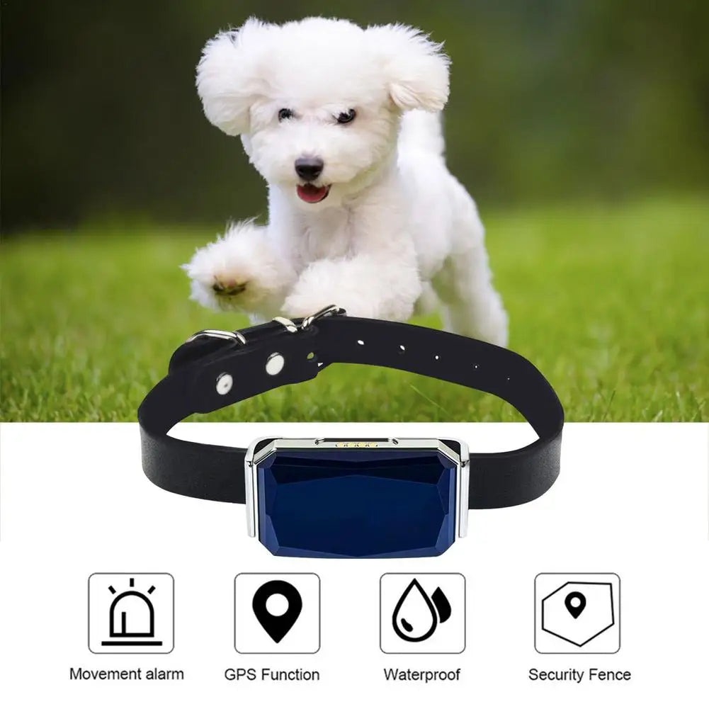 Dog GPS Tracker Dog Collar Real-Time Pet GPS Tracker Pet Activity Monitors With Alarm Waterproof Tracking Collar For Dogs Cat