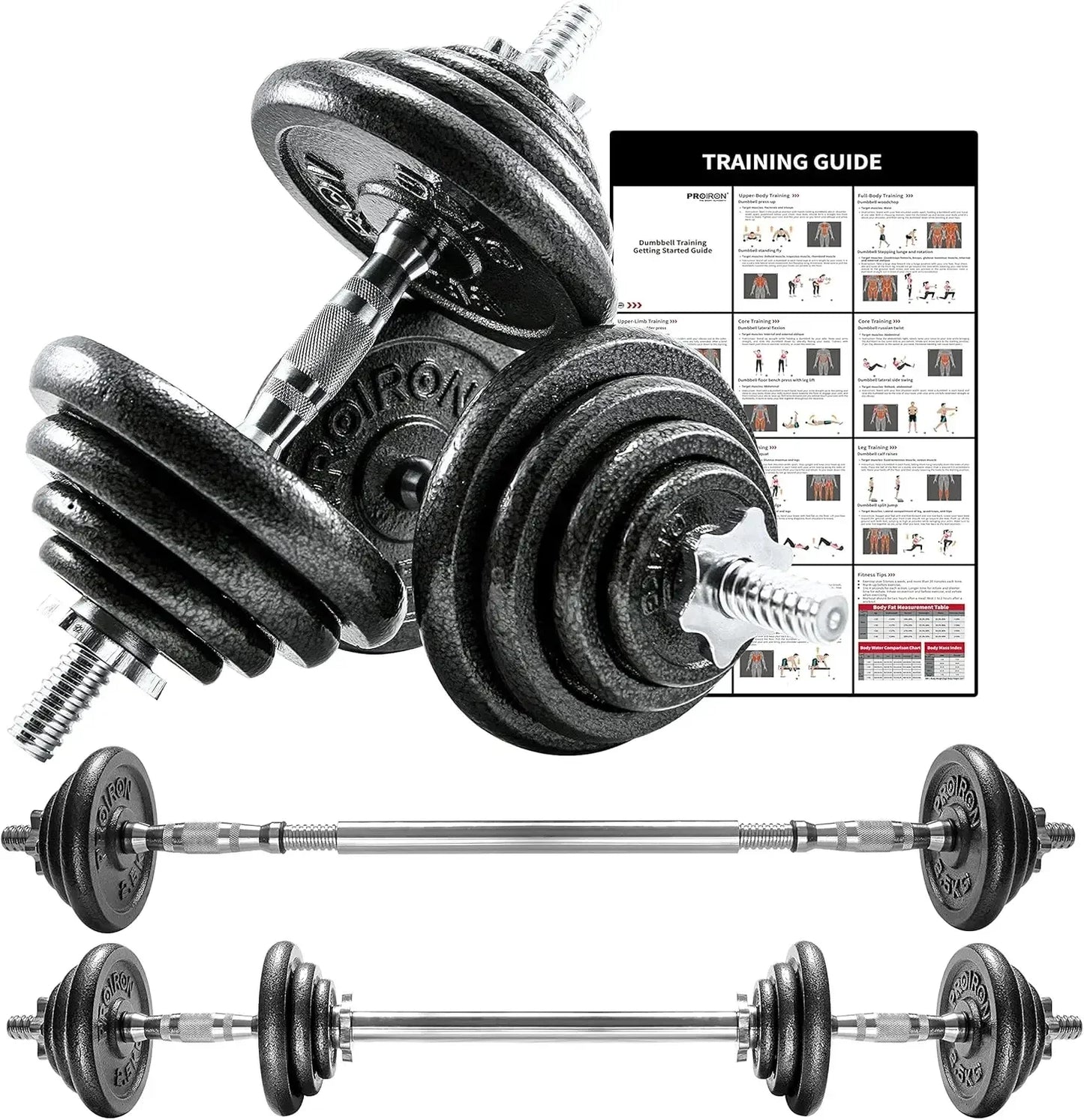 HighQuality 44Lbs Cast Iron Adjustable Dumbbell Set Hand Weight with Solid Handles Changed Barbell Handily Great for B onsale