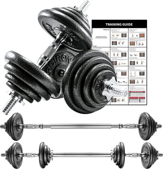 HighQuality 44Lbs Cast Iron Adjustable Dumbbell Set Hand Weight with Solid Handles Changed Barbell Handily Great for B onsale