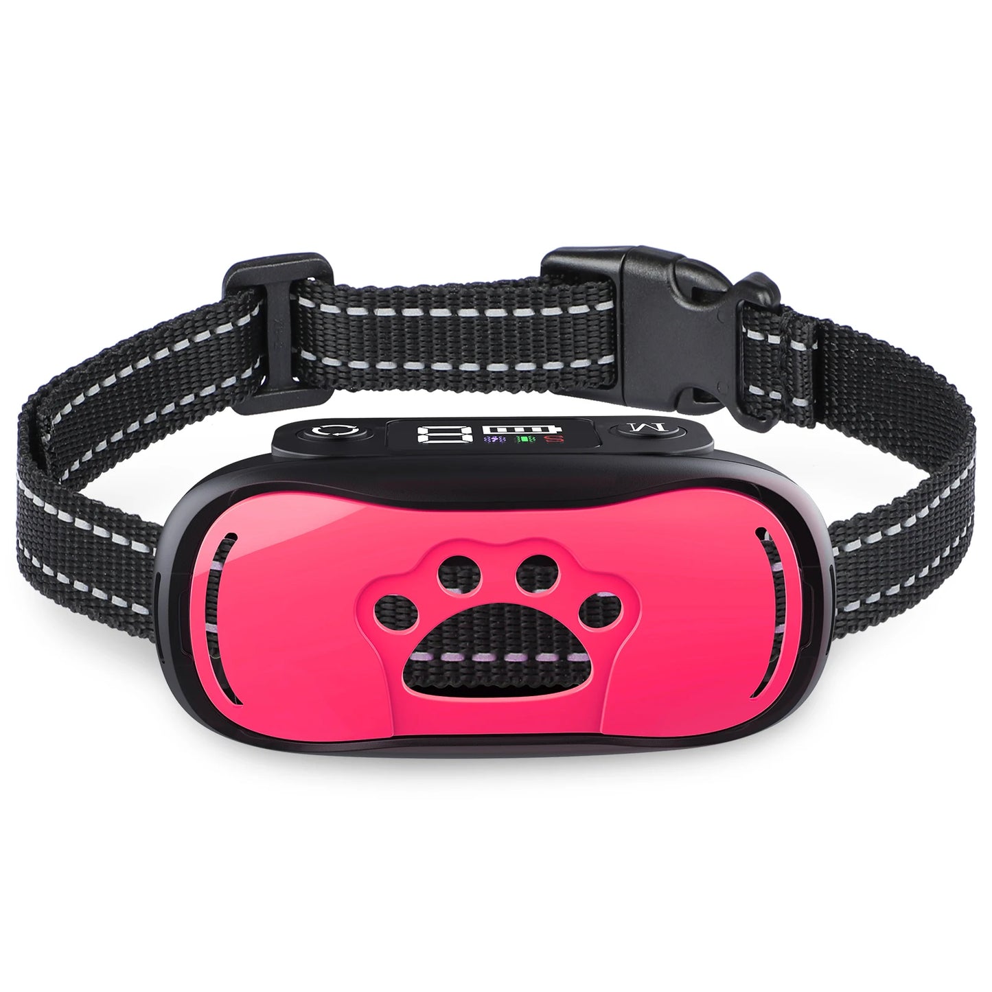 MASBRILL Bark Collar Rechargeable Anti Barking Training Collar Adjustable Sensitivity Intensity Beep Vibration for all Dogs