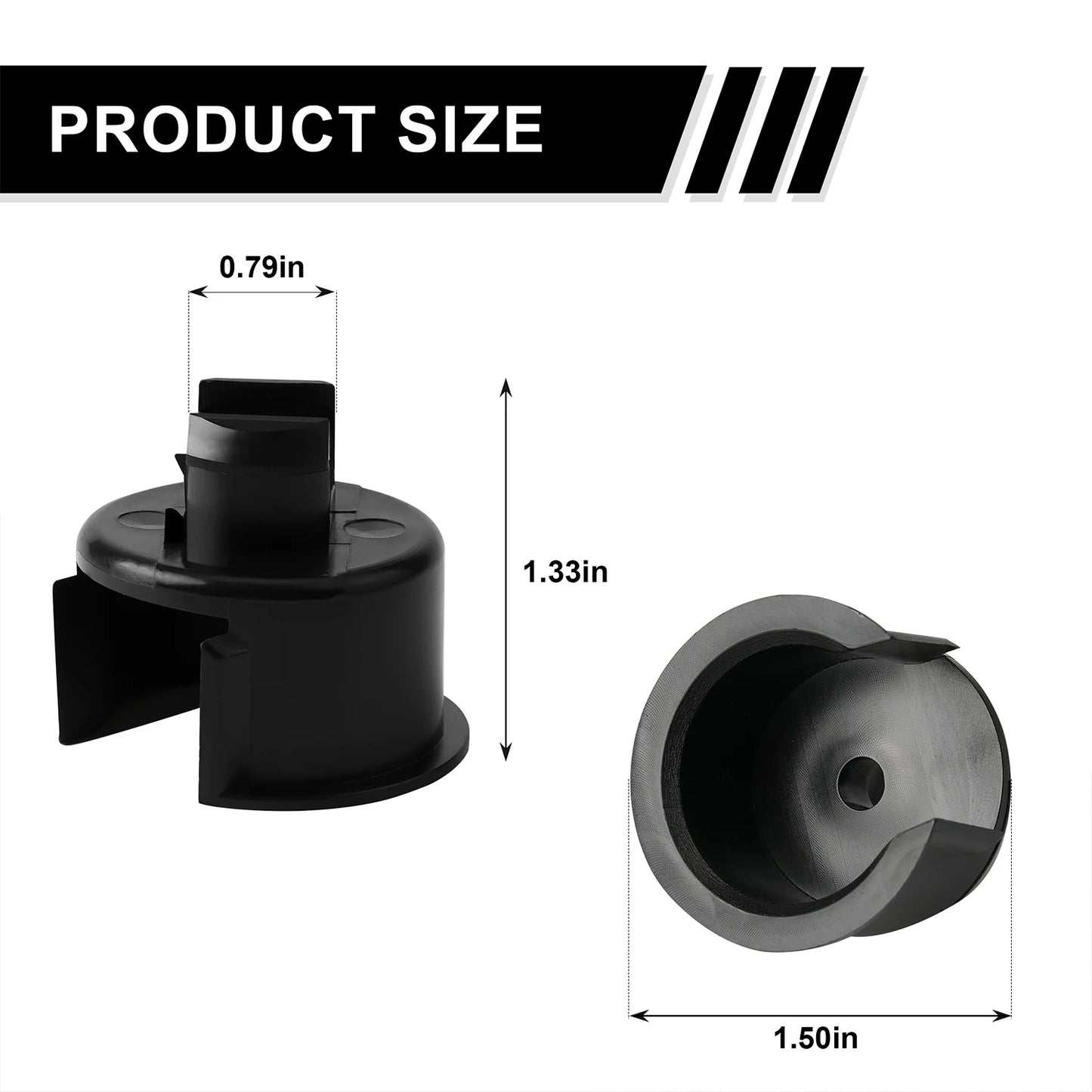 Tailgate Right Inner Hinge Pivot Plastic Bushing Insert For Toyota Tundra 07-Up 66110-0C020