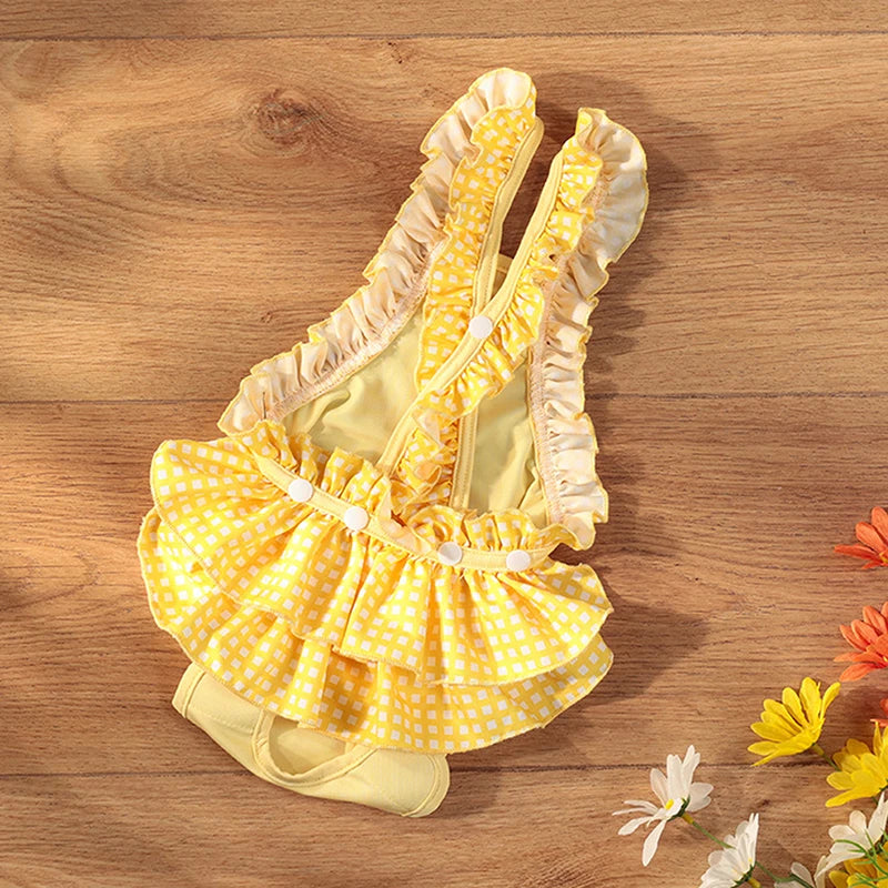 Reusable Washable Female Dog Diapers Cute Fashion Print High Absorbency Leak-Proof Design Female Dog Sanitary Pant Pet Supplies