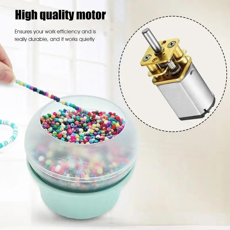Bead Spinner Automatic Electric Bead Bowl Beading Accessories Multifunctional Adjustable Fast Beading Bead Spinner Machine