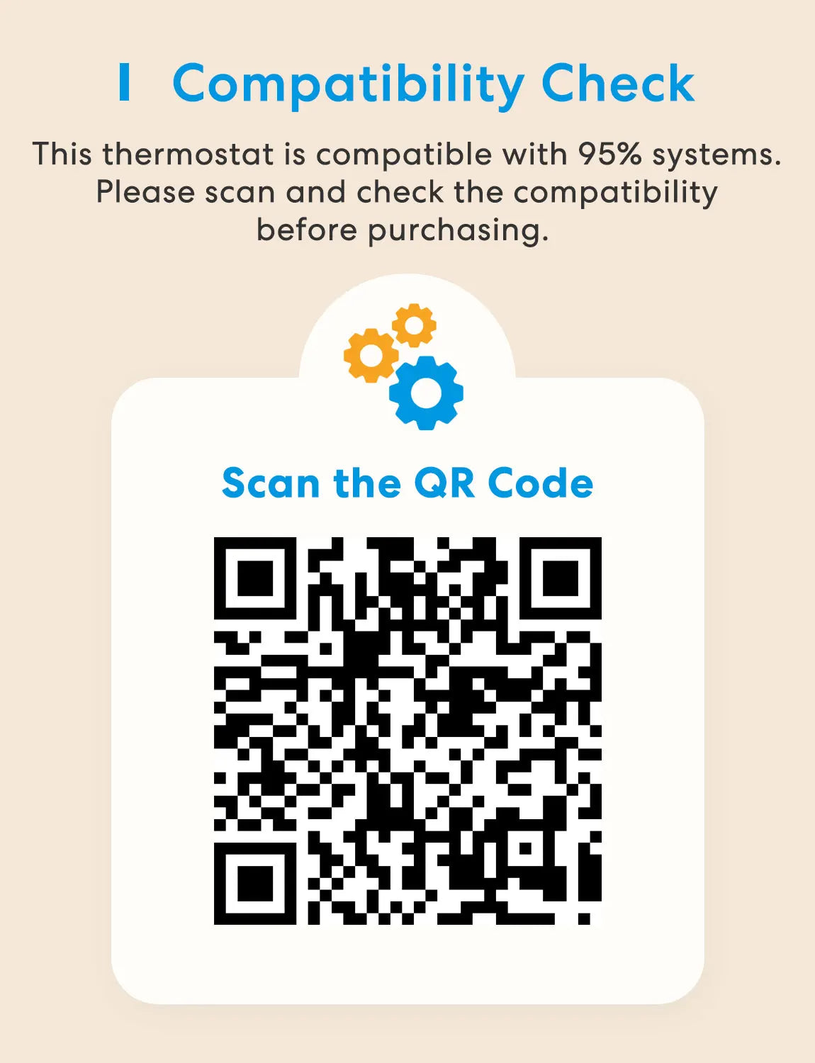 Meross Matter Smart US Wi-Fi Thermostat Compatible with 95% heating and cooling systems Work with Alexa Homekit