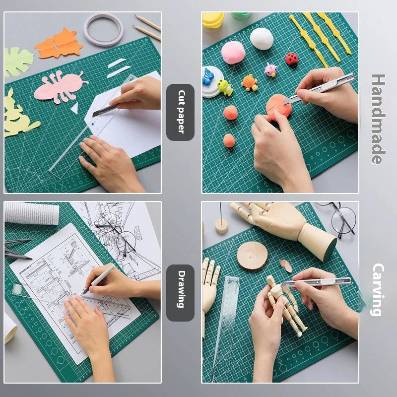 1pcs A2/A3/A4/A5 Art Cutting Mat Board Self Healing Double Side Children Handmade Clay Diy Making Tools Large Cutting Pad
