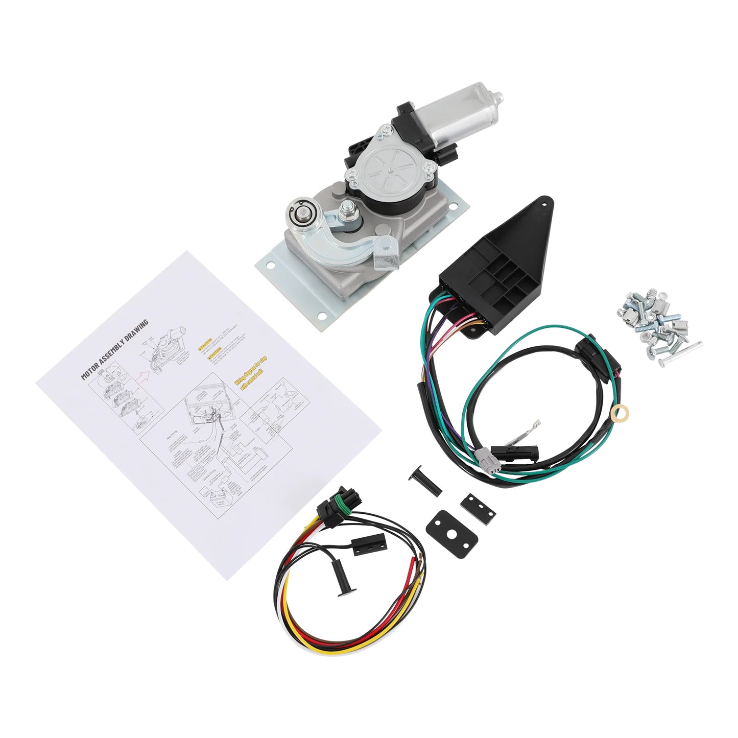 Bymaocar Rv Step Motor Conversion Kit, Motorhome Power Stair Motor Kit, Electric Entry Steps Series Suitable for Most Rvs.