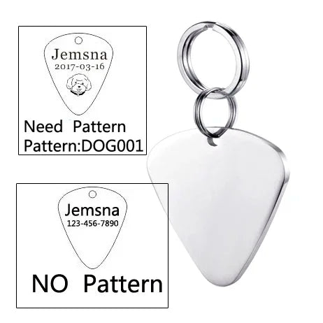 Dog ID Tag Free Engraving Name Tel Pet Collar Harness Pendant Clothes Accessories For Cat Custom Puppy Kitten Leash Pet Supplies