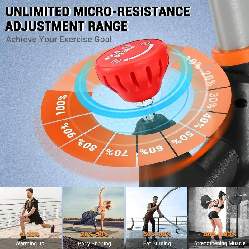 Exercise Bike, WENOKER Stationary Bike for Home/Indoor Cycling Bike, Indoor Bike with Silent Belt Drive, Heavy Flywheel