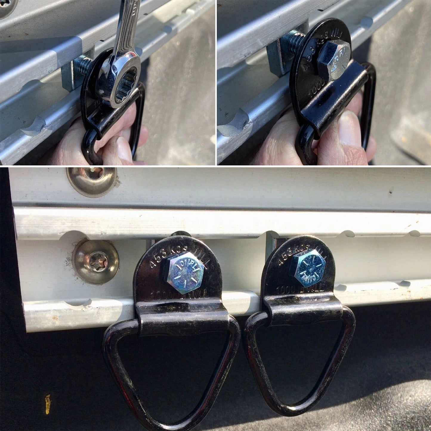 4 Each Truck Bed Rail Mounting Cleats Utili Track Kit Fits Nissan Frontier Titan