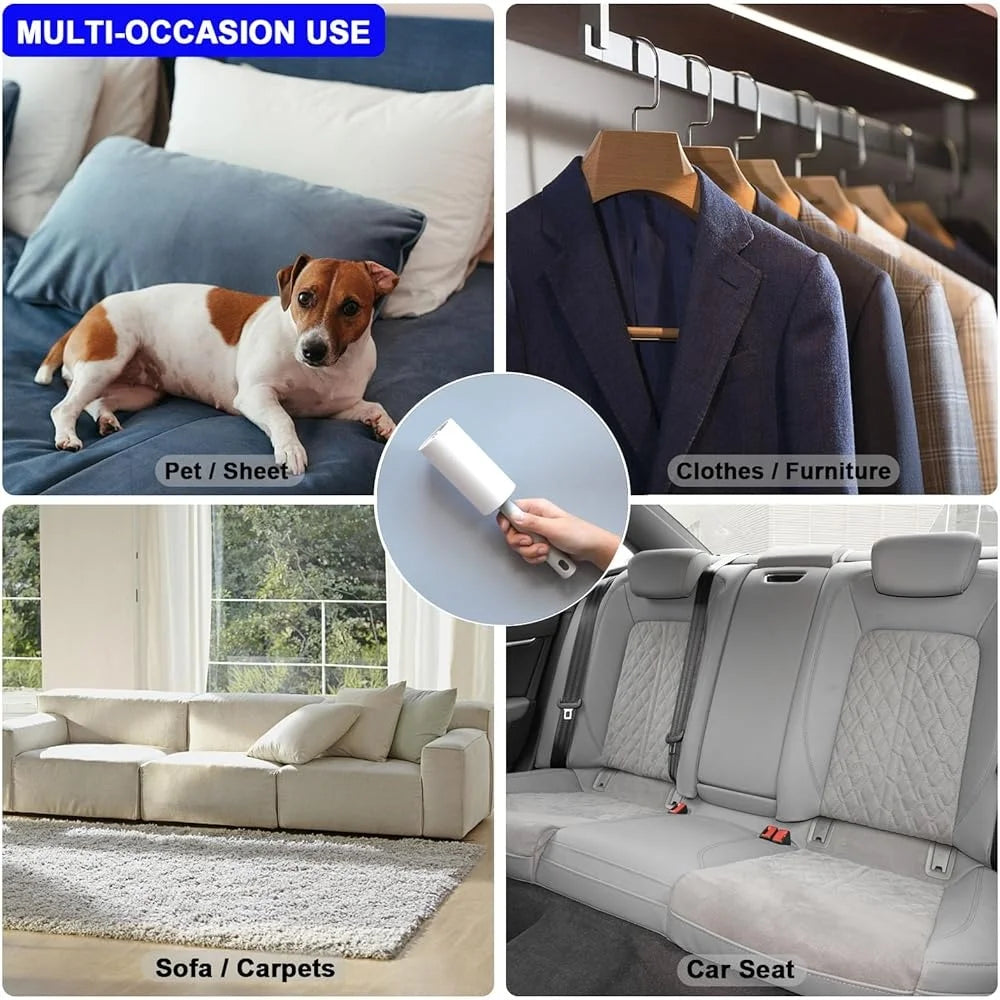 Ultra Sticky Pet Hair Lint Rollers 1100 Sheets Mega Value Lint Remover Clothes Couch Carpet Travel Use