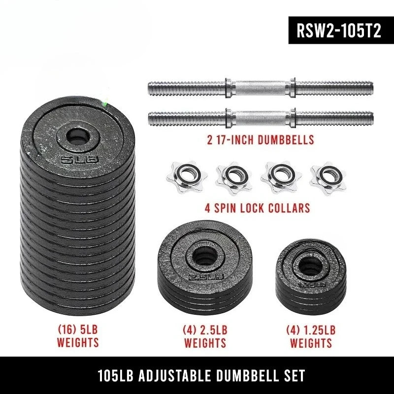 NEW Adjustable Dumbbell Weight Set | Multiple Options For girls
