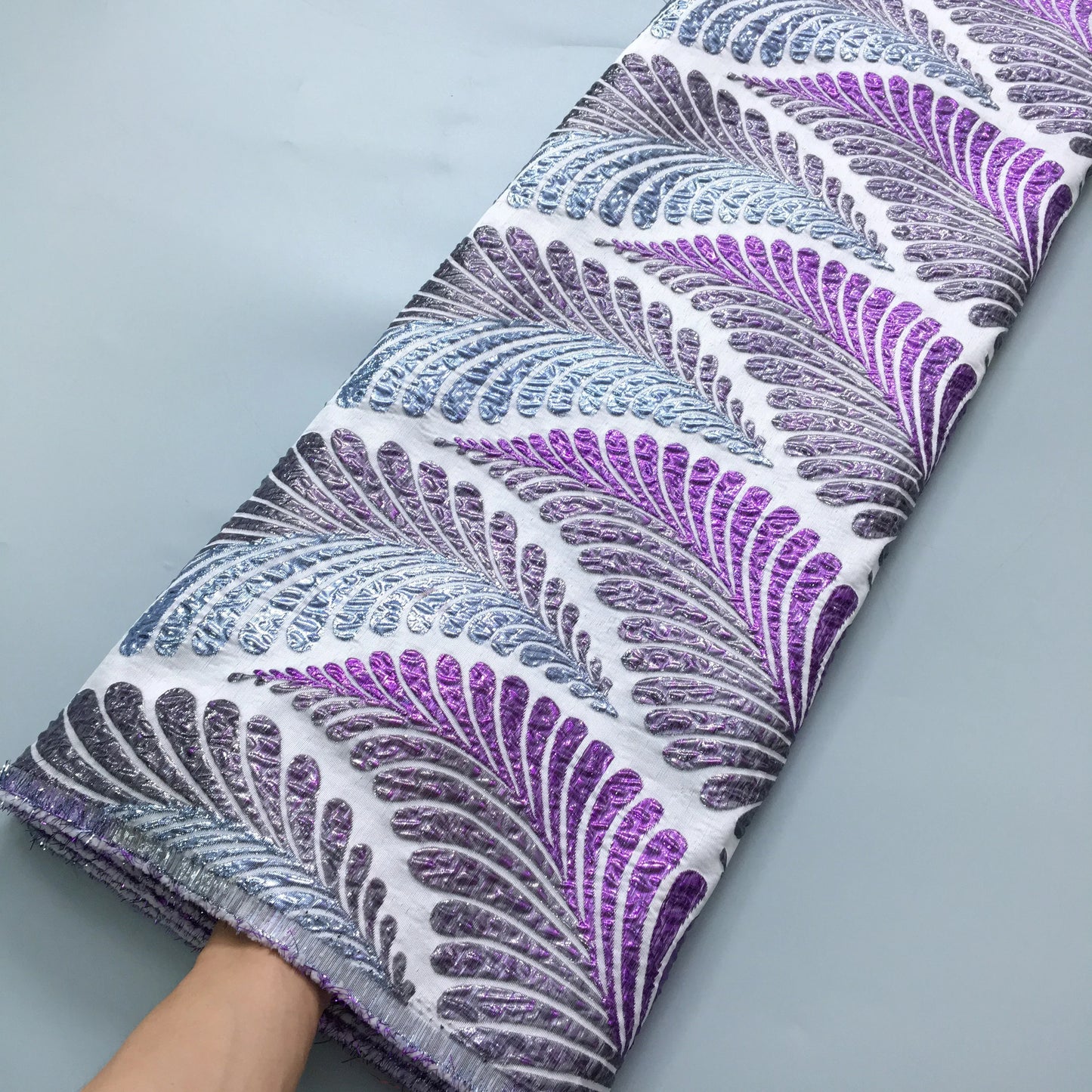 SJD LACE African Damask Lace Fabric 2025 High Quality French Gild Brocade Jacquard Lace For Women Wedding Party Dresses Sew 4012