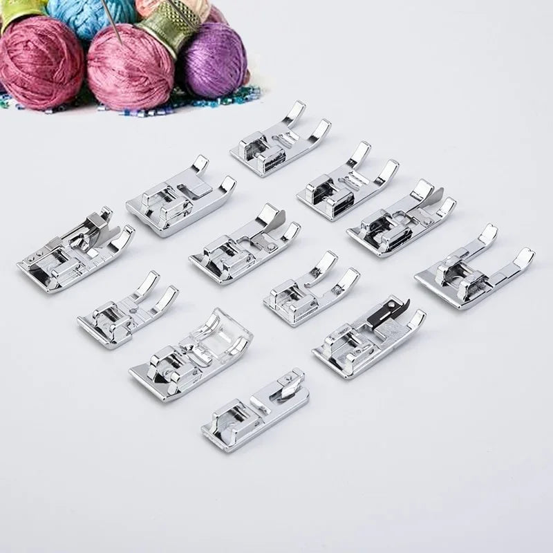 32pcs Sewing Machine Supplies Presser Foot Feet Braiding Stitch Darning Presser Foot Feet Kit for Sewing Machines Feet Kit Set