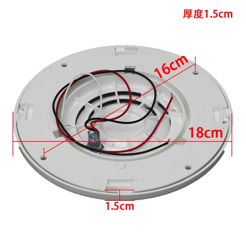 DC 12V RV Roof Ventilation Vent Durable and Waterproof for Motorhomes & Campers Mini ABS Boat Roof Exhaust Fan UV-Resistant Fans