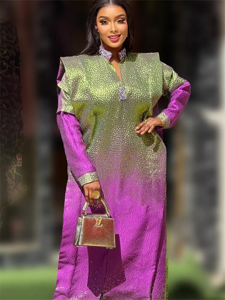 2025 Luxury High Quality Nigerian Jacquard Lace African Organza Brocade Lace Fabric 5 Yards French Tulle Party Gown Dress Sewing