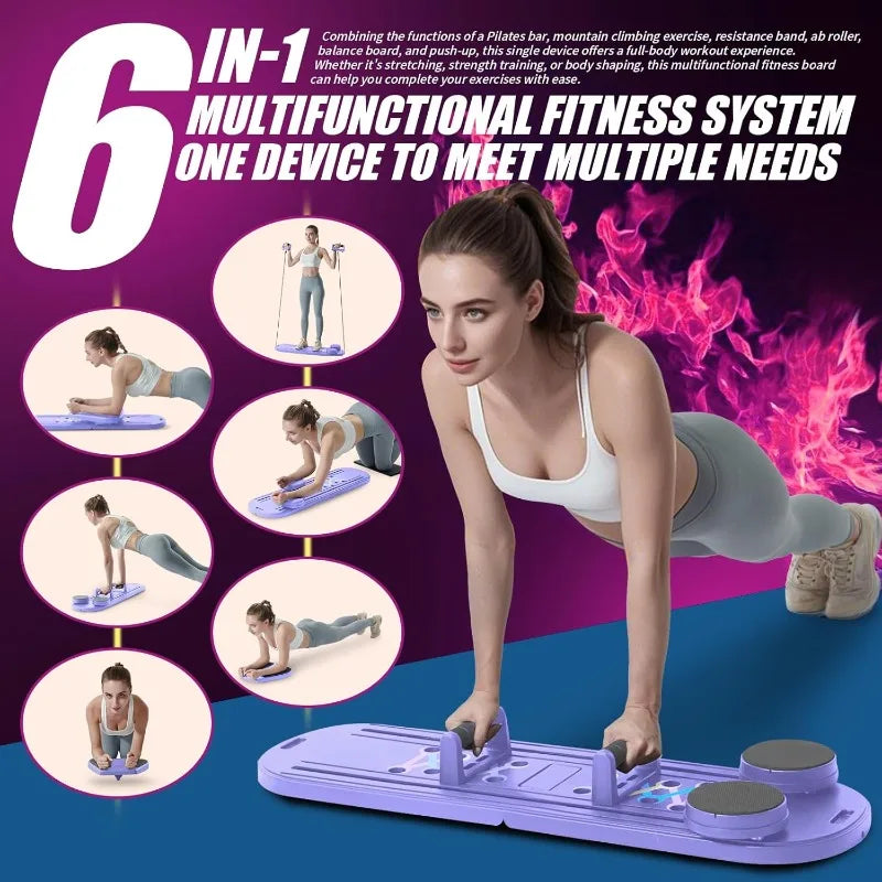 Pilates Board, Pilates Reformer Machine, Pilates Equipment, Multifunctional Abdominal Board, Ab Board, Exercise Board