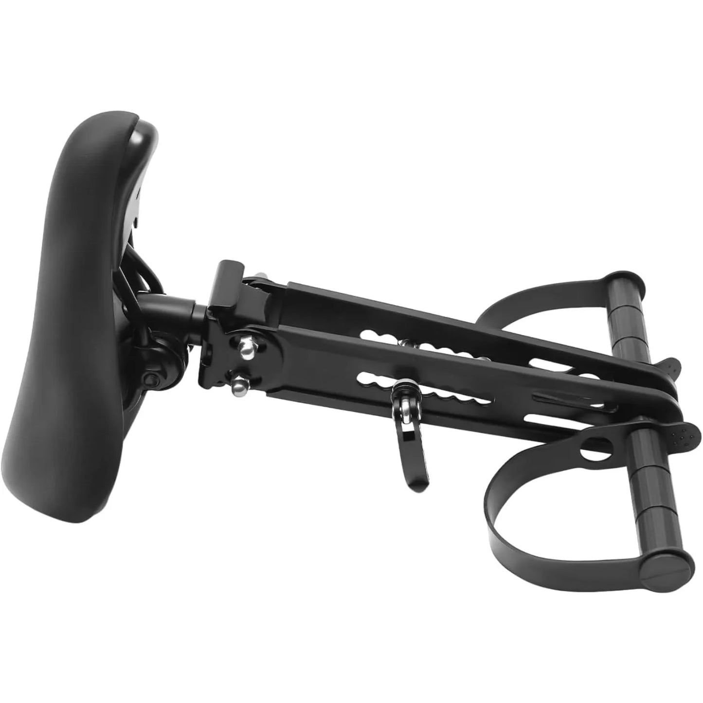 Front-Mounted Kids Bike Seat for Ages 3-6, Adjustable Safety Belt & Non-Slip Handle, Fits Most Mountain Bikes, Max Load 100kg