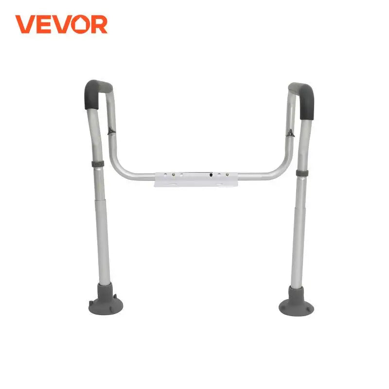VEVOR Toilet Safety Rail, Bathroom Toilet Seat Frame, Adjustable Width & Height Fit Most Toilets, Supports 300lbs