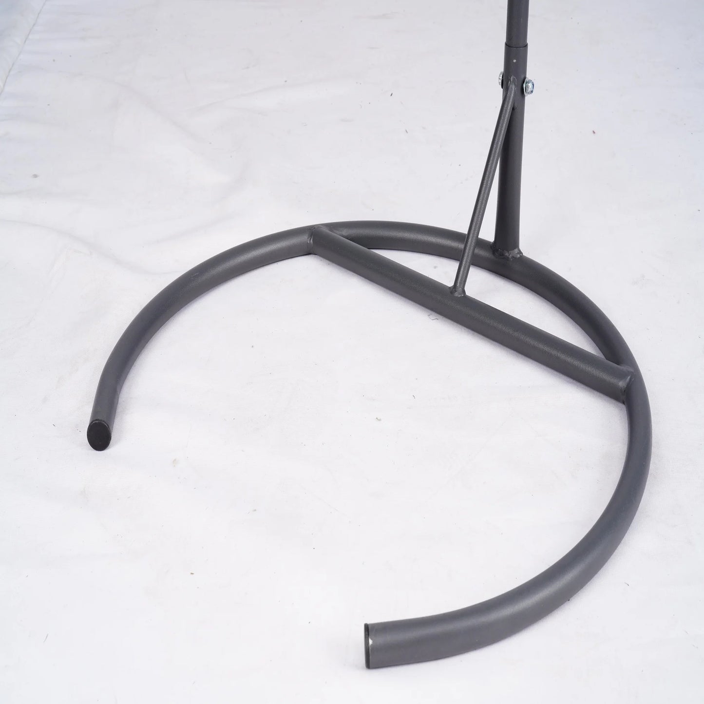 Cat Swing Bed with Stand & Cushion, Cat Egg Chair with Rattan Wicker Appearance, Indoor Hanging Swinging Cat Bed for Cats, Small