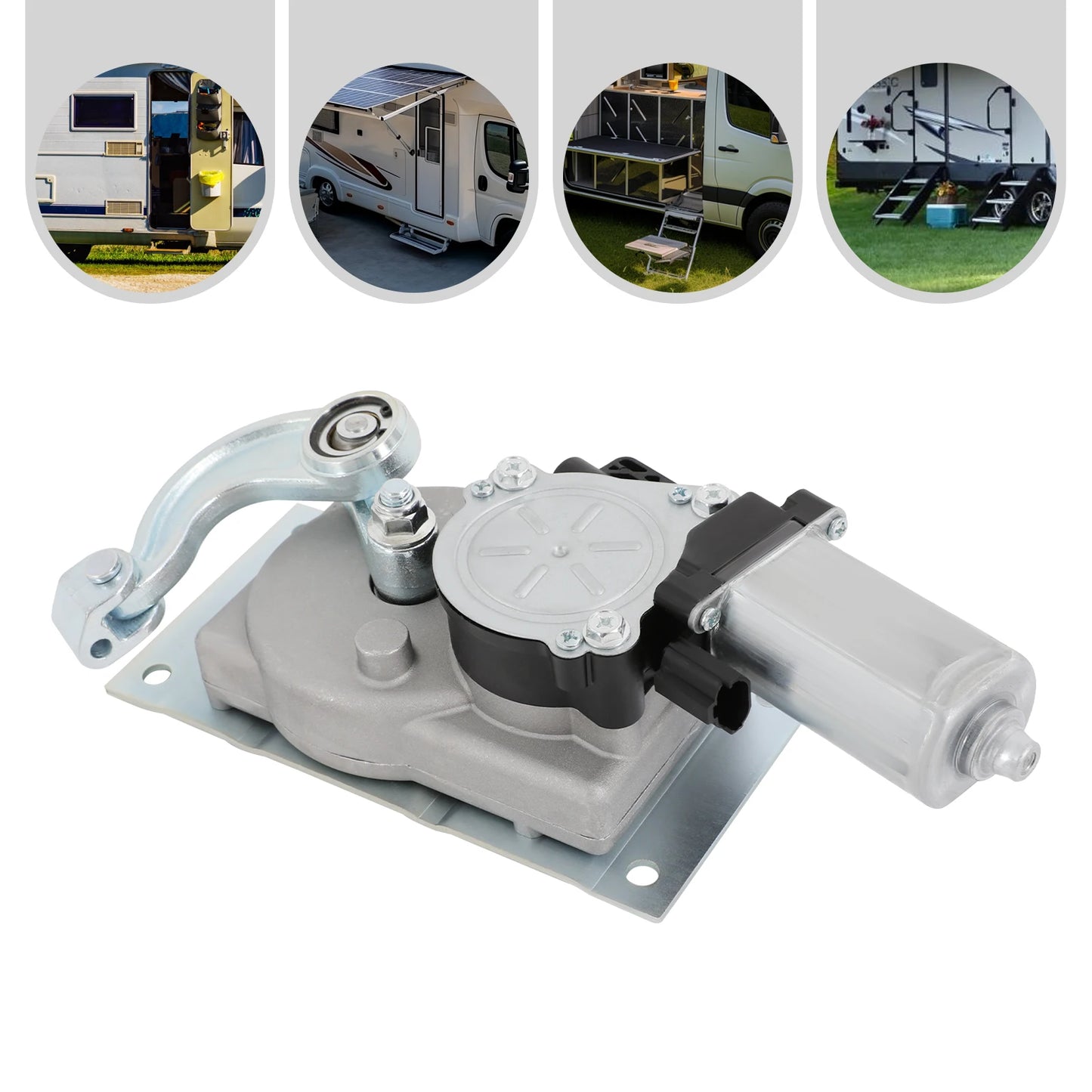 Bymaocar Rv Step Motor Conversion Kit, Motorhome Power Stair Motor Kit, Electric Entry Steps Series Suitable for Most Rvs.