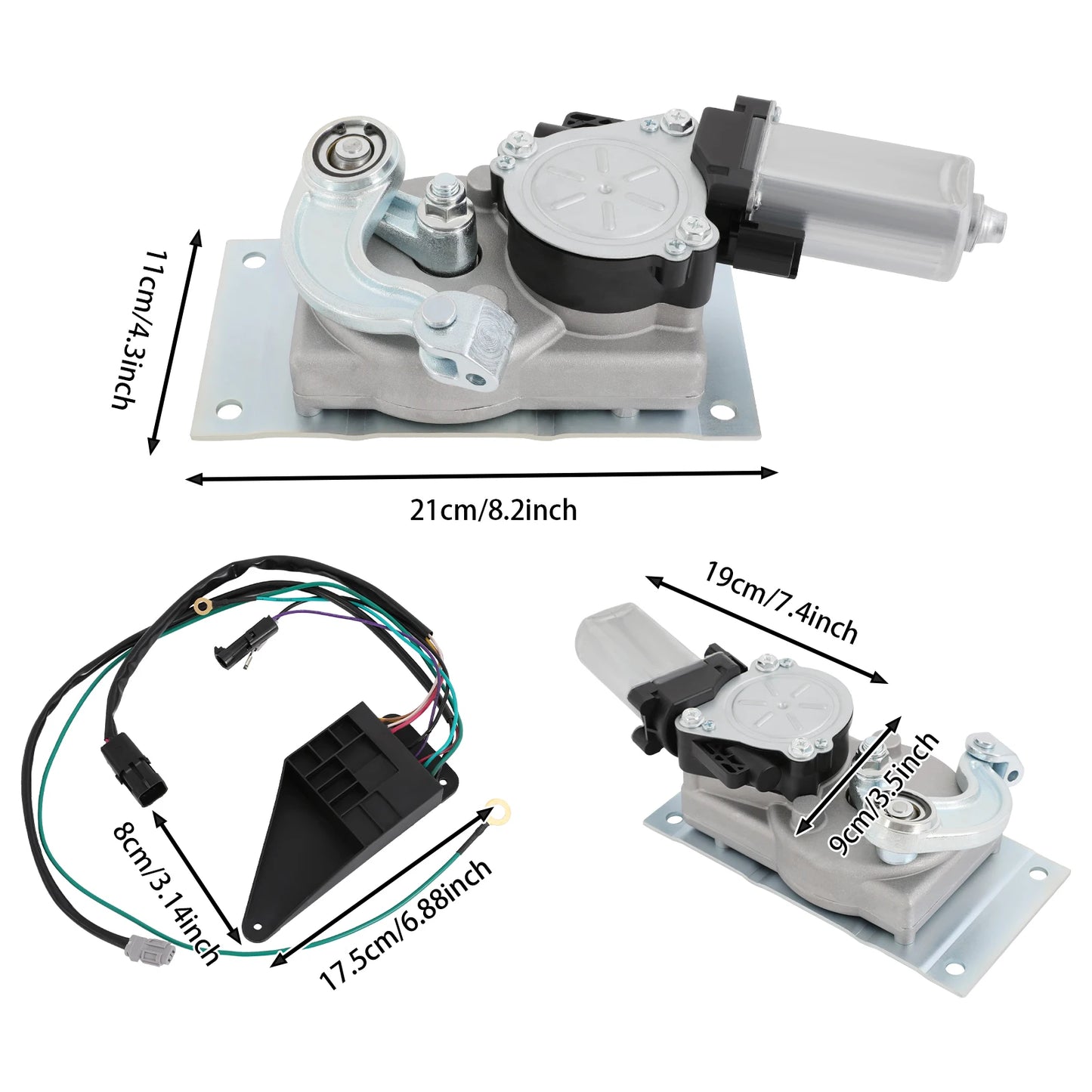 Bymaocar Rv Step Motor Conversion Kit, Motorhome Power Stair Motor Kit, Electric Entry Steps Series Suitable for Most Rvs.