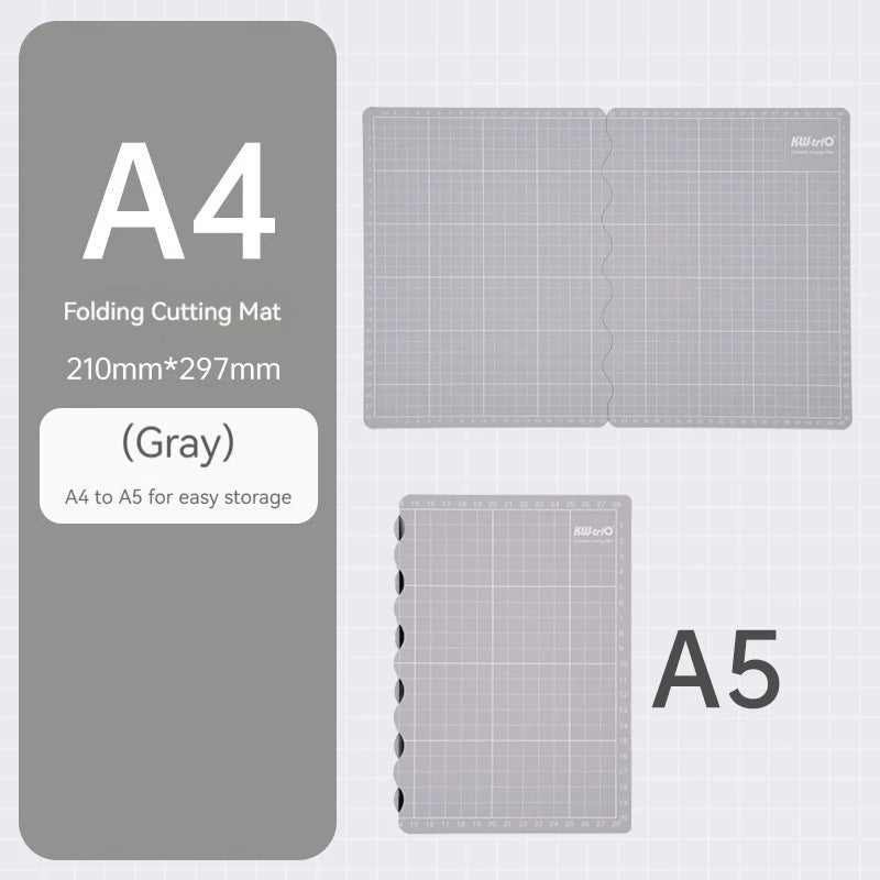 Portable Foldable Cutting Mats Self-Healing A3/A4 Pvc Cutting Mat For Diy Craft Multi-Purpose Craft Mat For Crafts Hobbyists