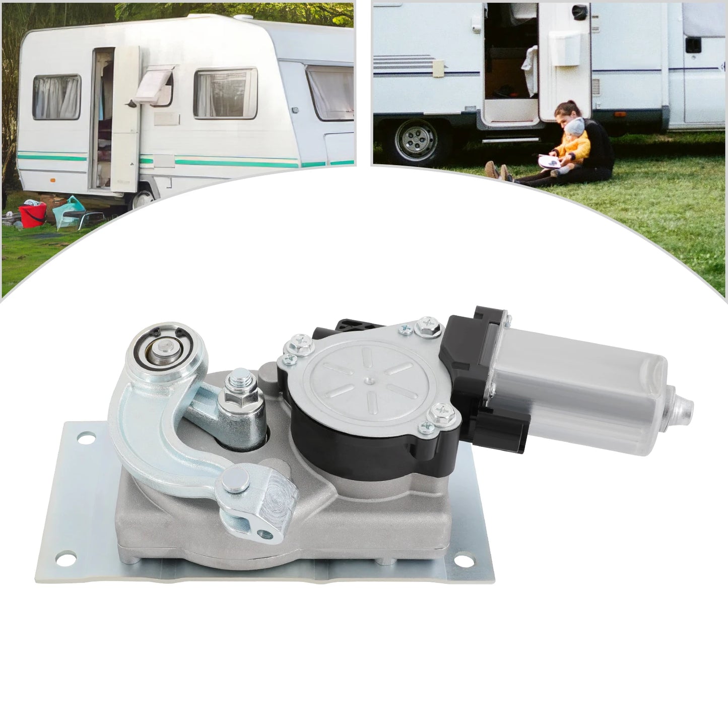Bymaocar Rv Step Motor Conversion Kit, Motorhome Power Stair Motor Kit, Electric Entry Steps Series Suitable for Most Rvs.