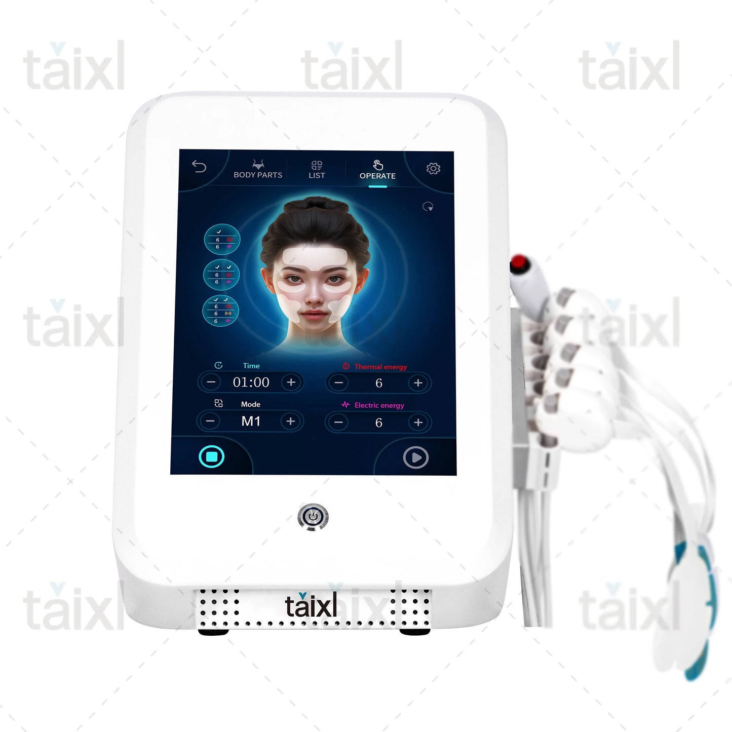 New Wrinkle Removal Anti-aging Microcurrent Facial Lifting Skin Tightening Emsrf Facial Machine Activate CollagenProfession