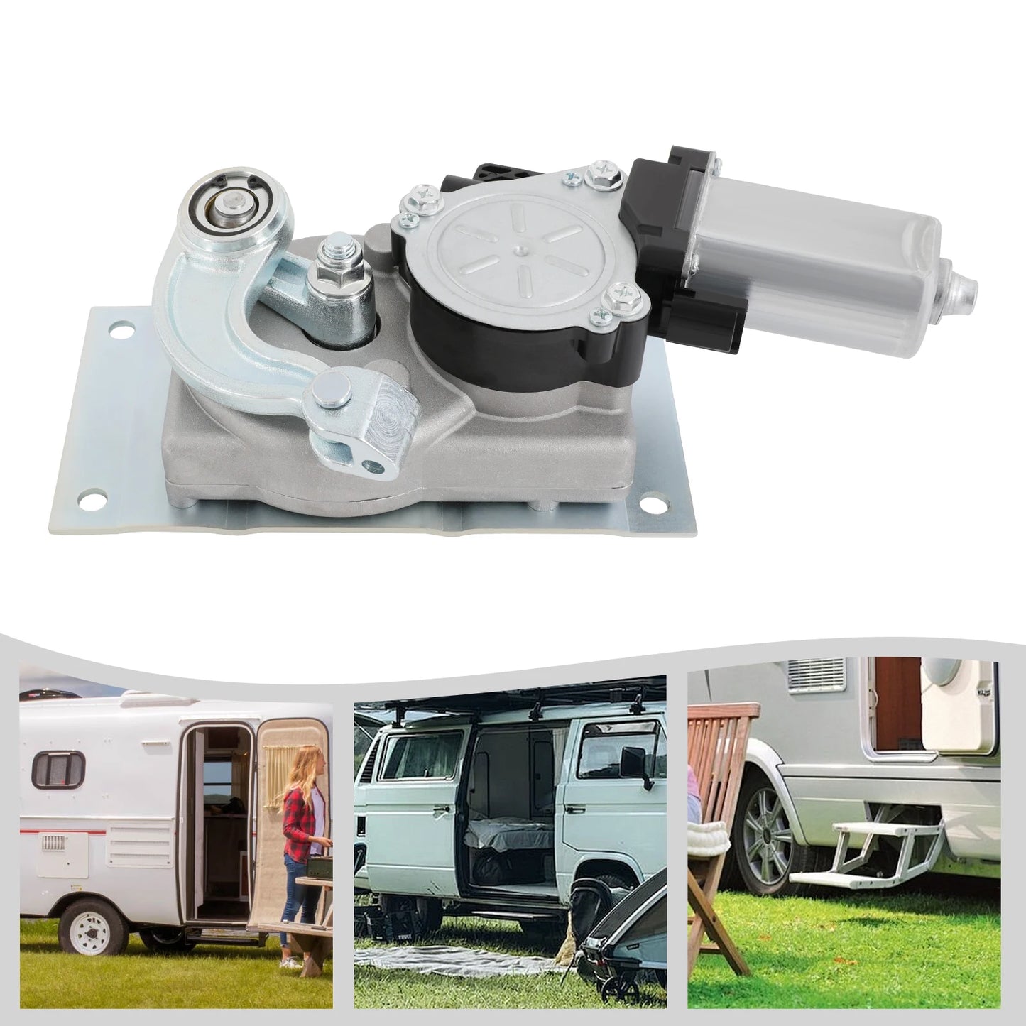 Bymaocar Rv Step Motor Conversion Kit, Motorhome Power Stair Motor Kit, Electric Entry Steps Series Suitable for Most Rvs.