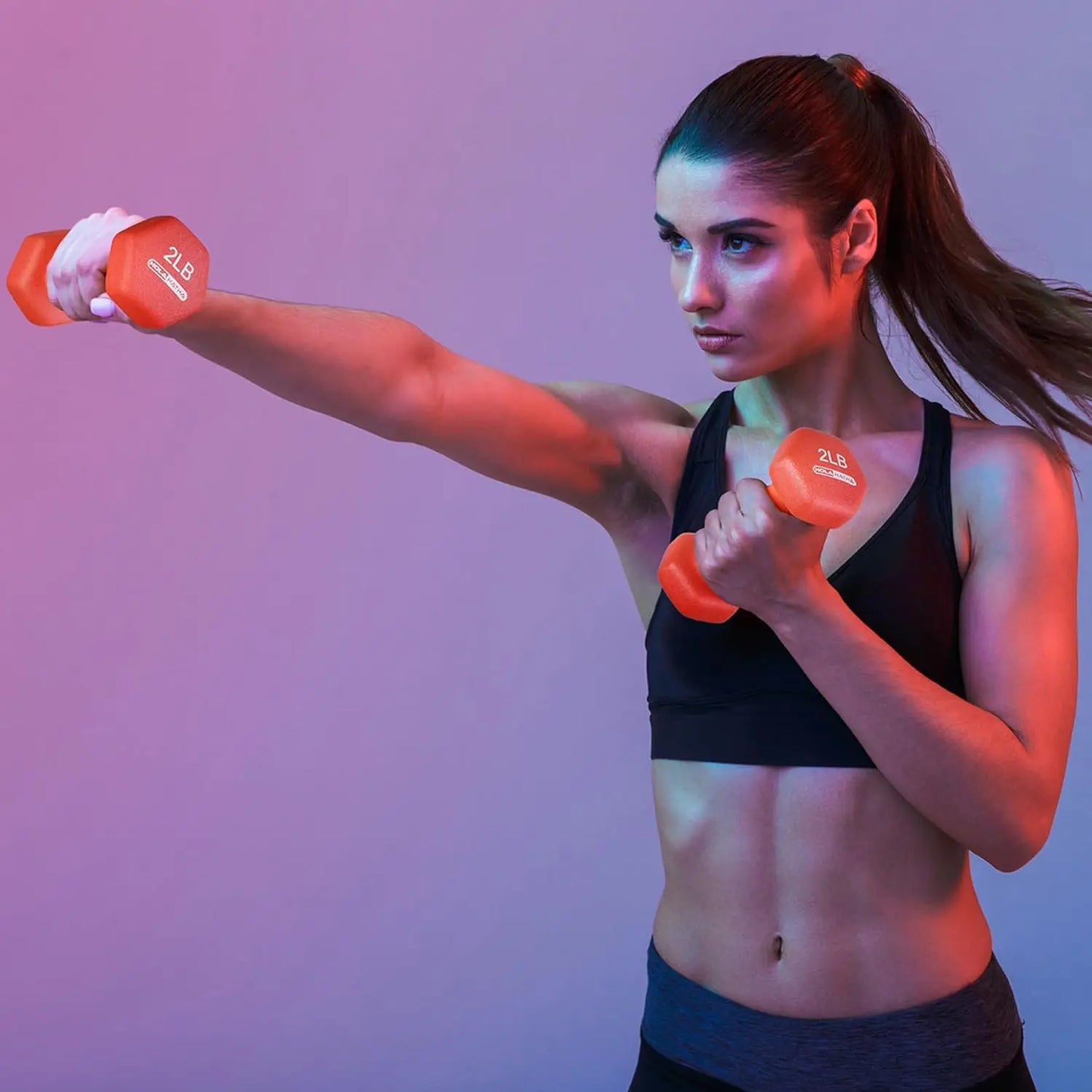 Dumbbell Free Hand Weight Set with Rack Ideal for Home Exercises to Gain Tone and Definition