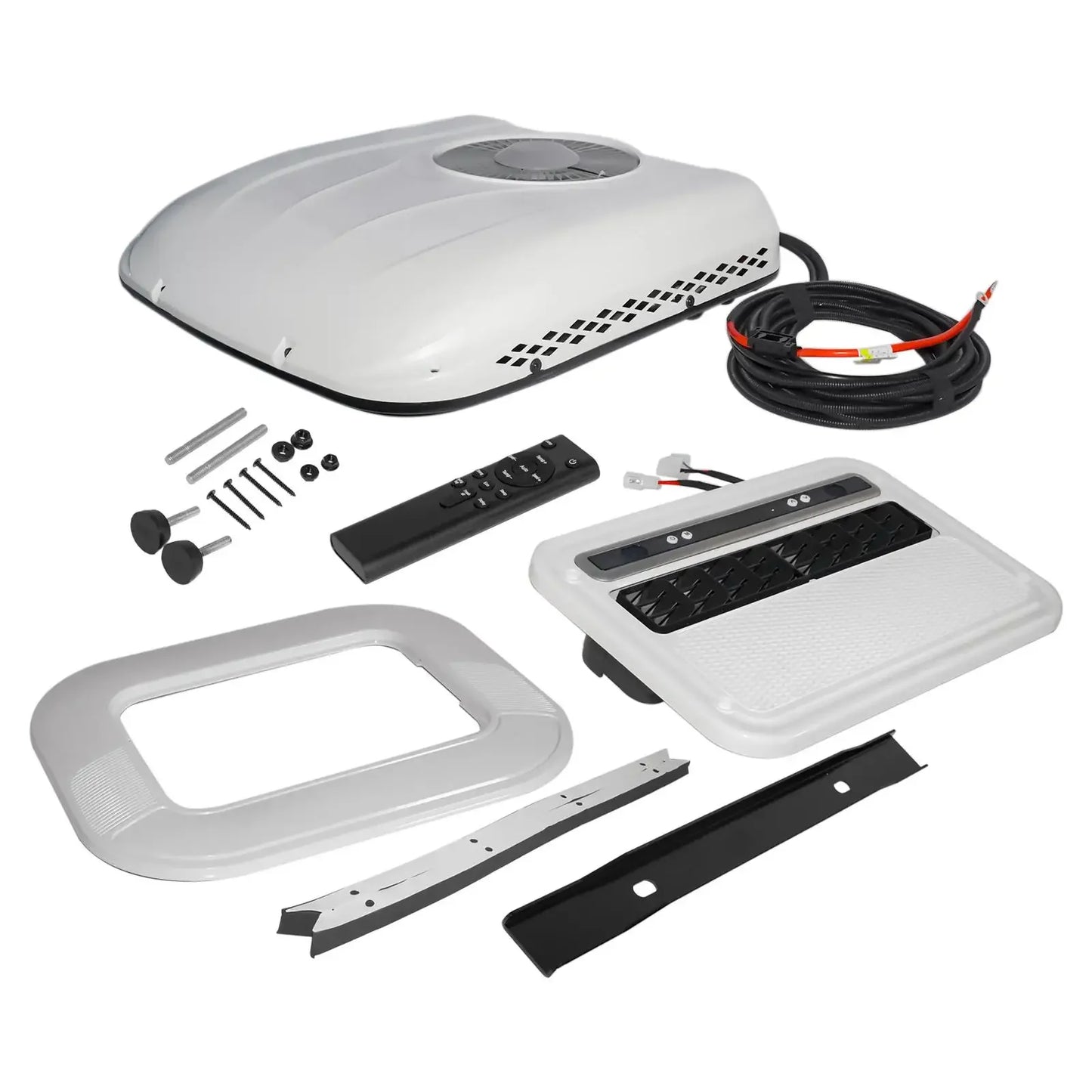 AP03 White 12V Air Conditioner RV Rooftop Electric Parking AC Unit 30-60A 10000BTU for RV