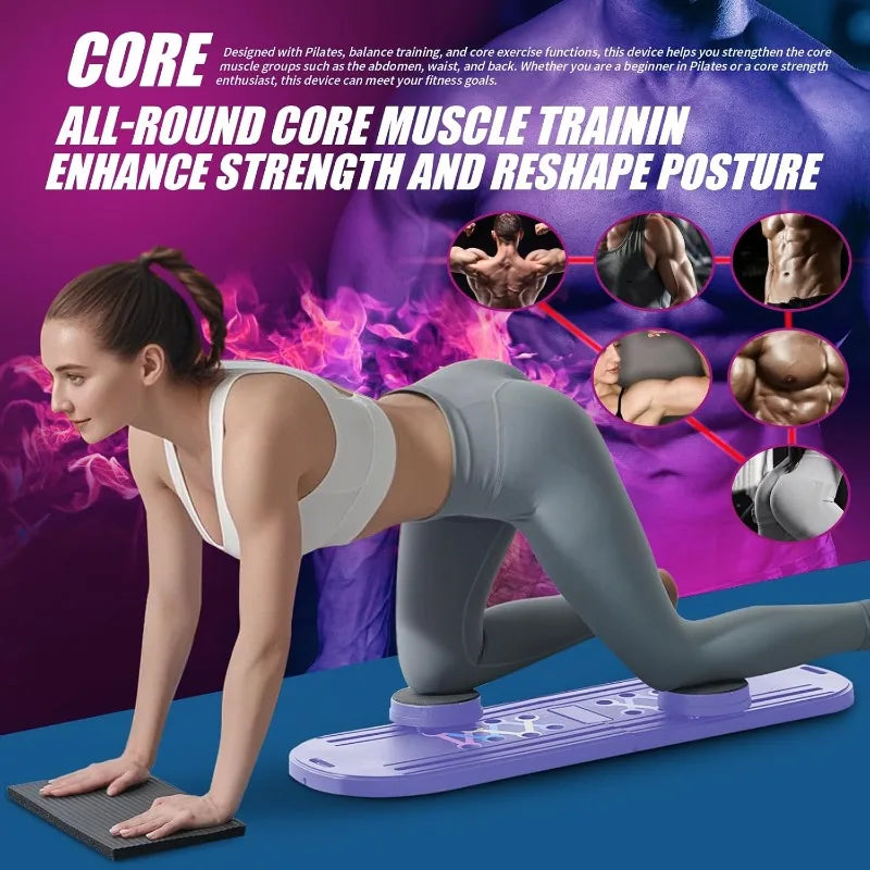 Pilates Board, Pilates Reformer Machine, Pilates Equipment, Multifunctional Abdominal Board, Ab Board, Exercise Board