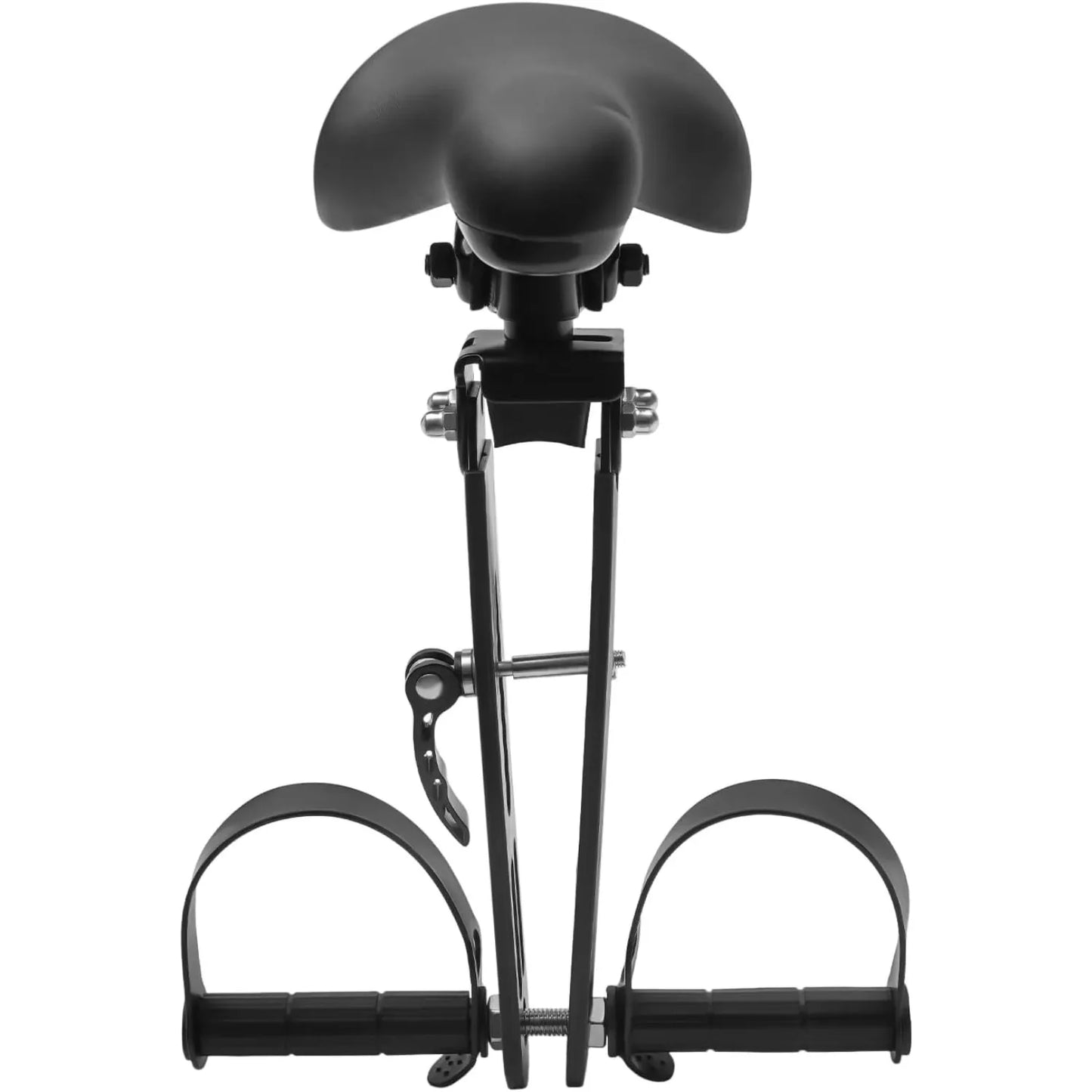 Front-Mounted Kids Bike Seat for Ages 3-6, Adjustable Safety Belt & Non-Slip Handle, Fits Most Mountain Bikes, Max Load 100kg