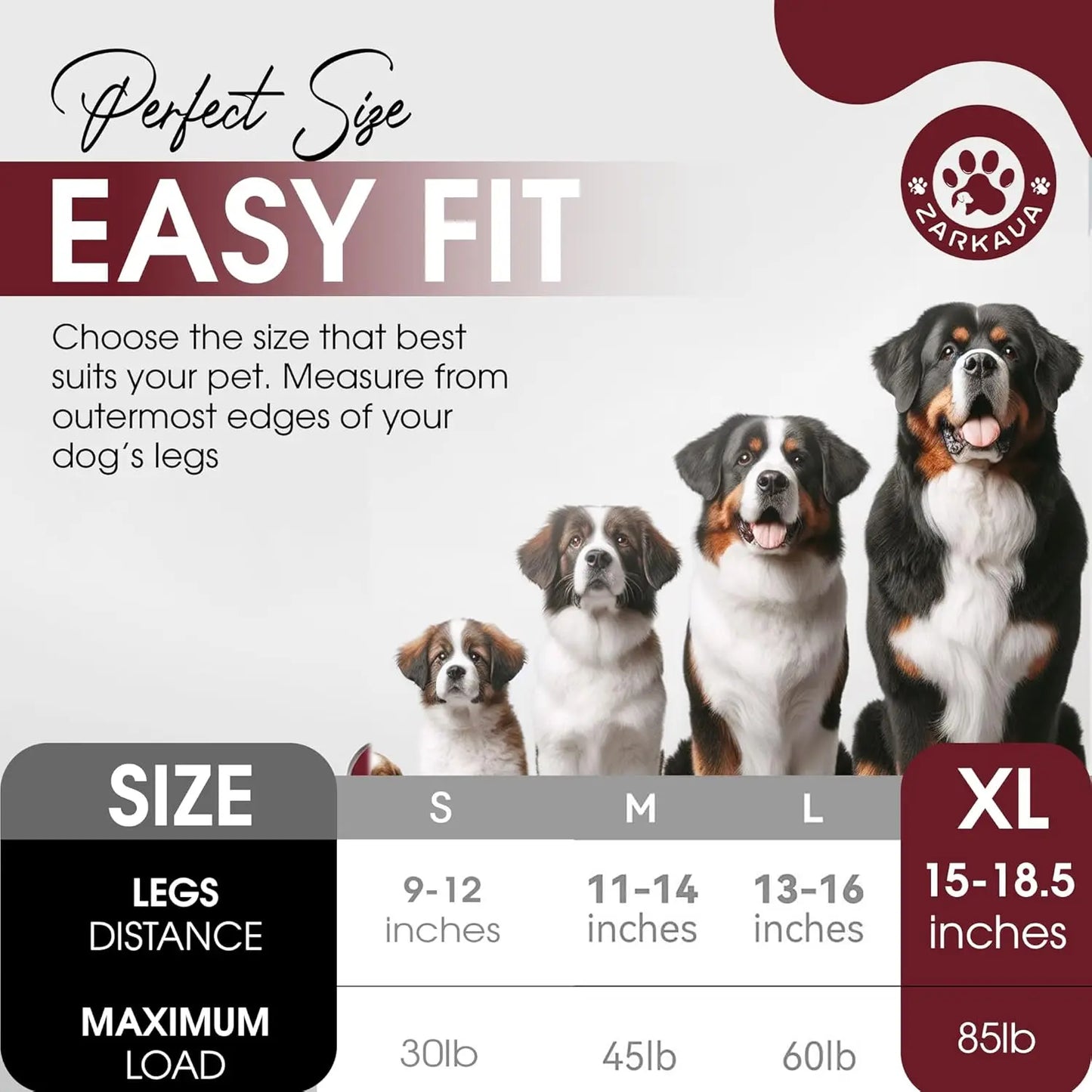 Dog Grooming Hammo For Xl Dogs, 85 Lbs - All-In-One Dog Grooming Kit, Dog Harn For Nail Trimming Grooming Kit For Dogs At Home