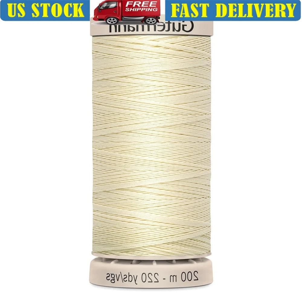 100 Cotton Hand Quilting Thread 220 Yd Extra Strong Glace Finish Tangle Free Hand Sewing Crafting Quilting Projects