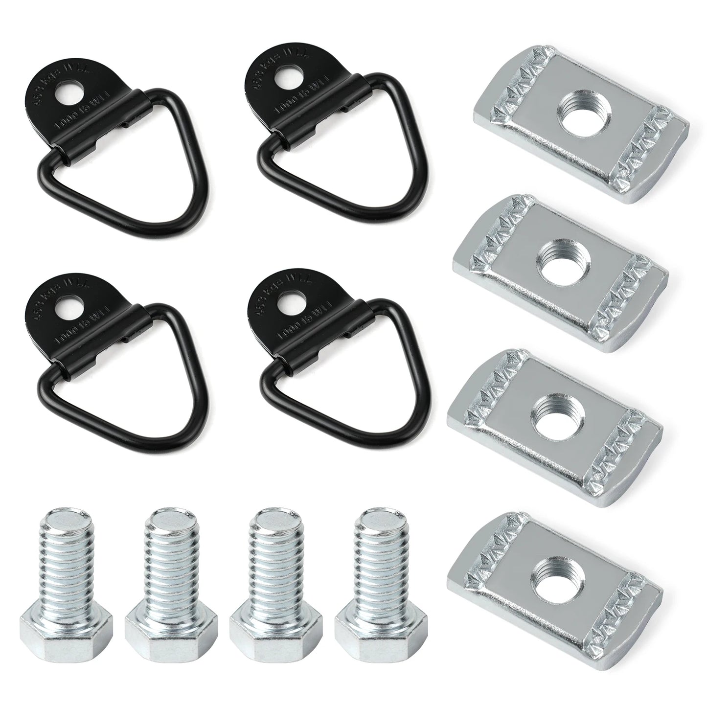4 Each Truck Bed Rail Mounting Cleats Utili Track Kit Fits Nissan Frontier Titan