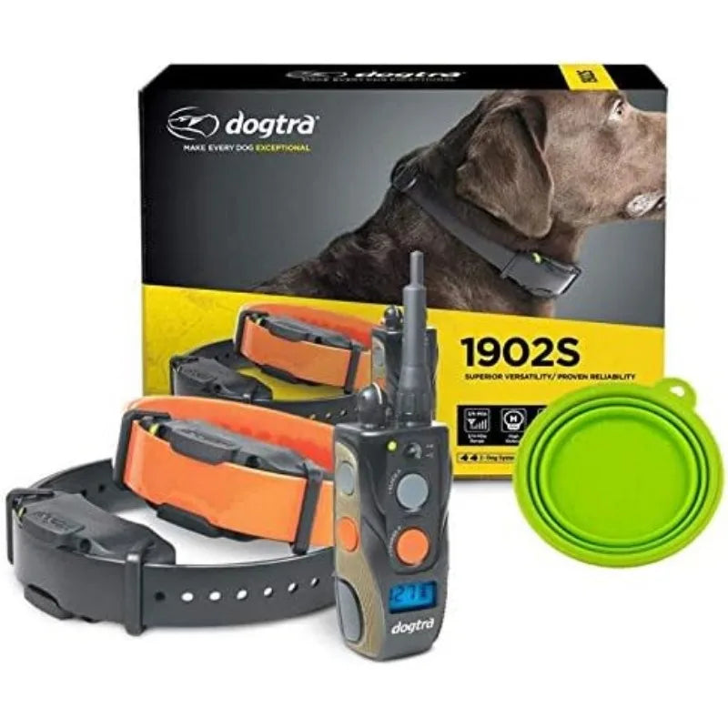 Dogtra 1900S HANDSFREE Plus E-Collar Training for Dogs - 3/4 Mile Remote Trainer with LCD Screen - Remote Controller