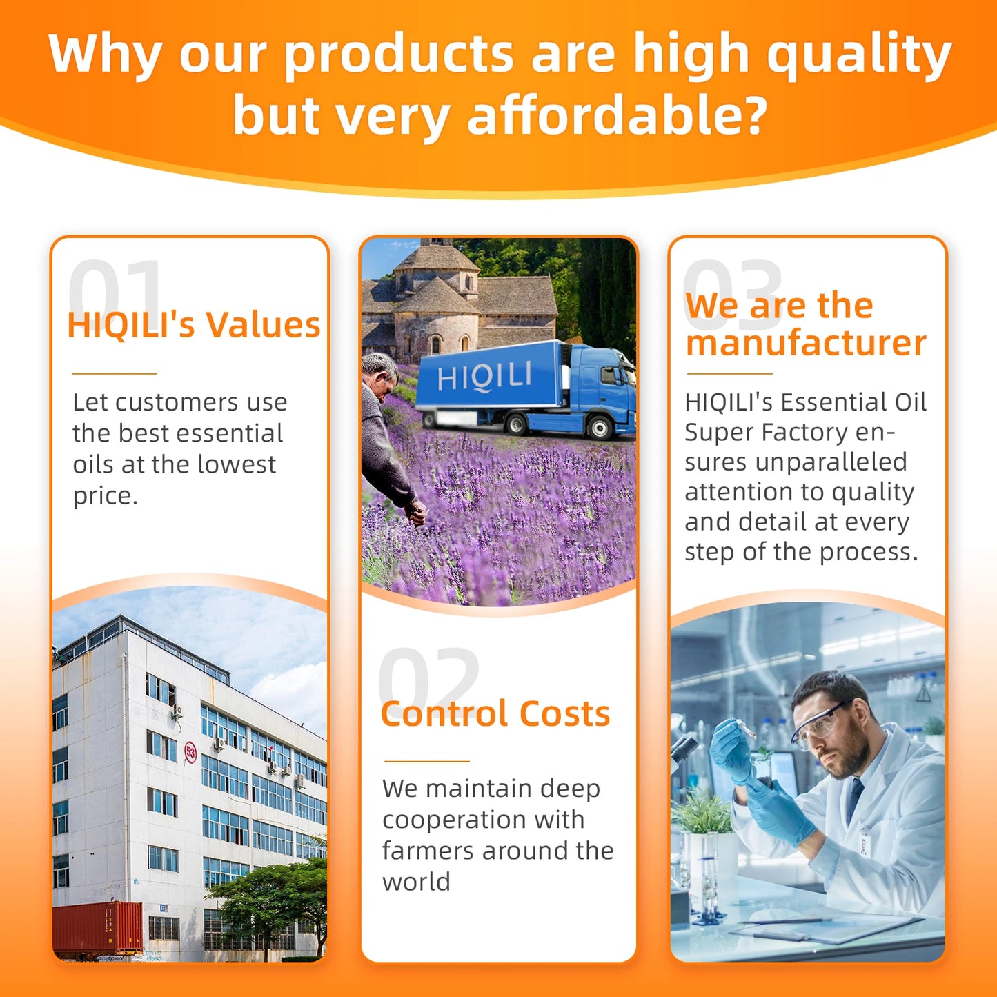 100ML Tangerine Essential Oils, HIQILI  Undiluted Premium Citrus Oil for Cleaning Spray, Air Freshener, Diffuser, Massage, Soaps