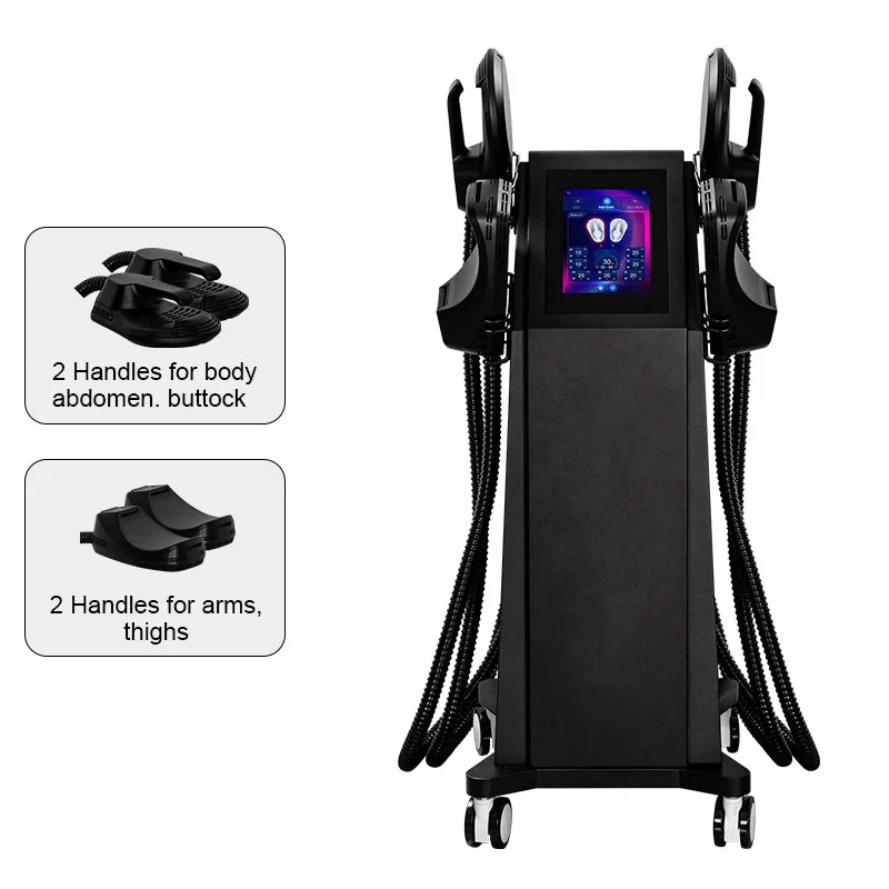 Nova Professional Body Sculpt Machine Fat Removal Upgrade 6500W Slimming Device EMS RF ABS Muscle Stimulator