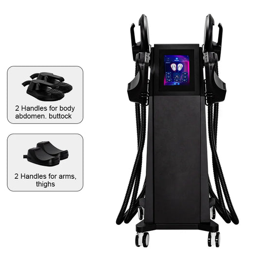 Nova Professional Body Sculpt Machine Fat Removal Upgrade 6500W Slimming Device EMS RF ABS Muscle Stimulator