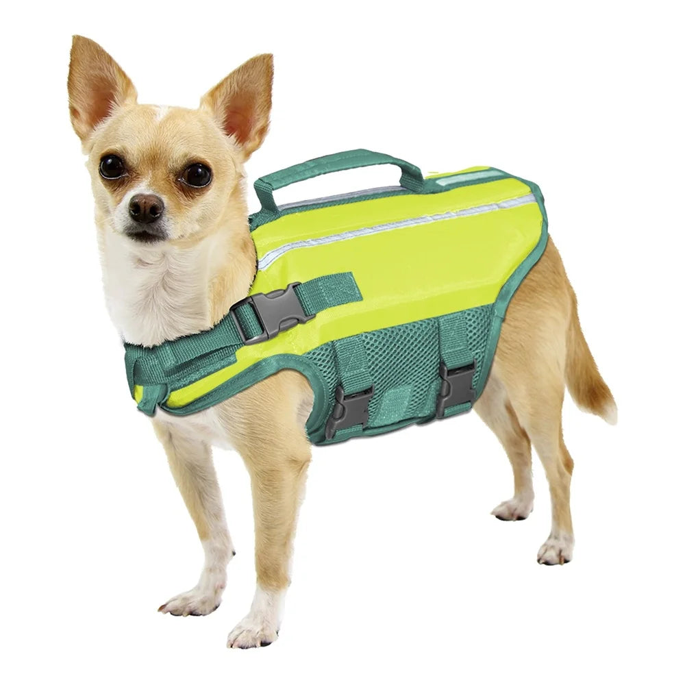 Dog and Cat Flotation Vest Extra Small Life Jacket Water Safety Handle Durable Pet Float Aid