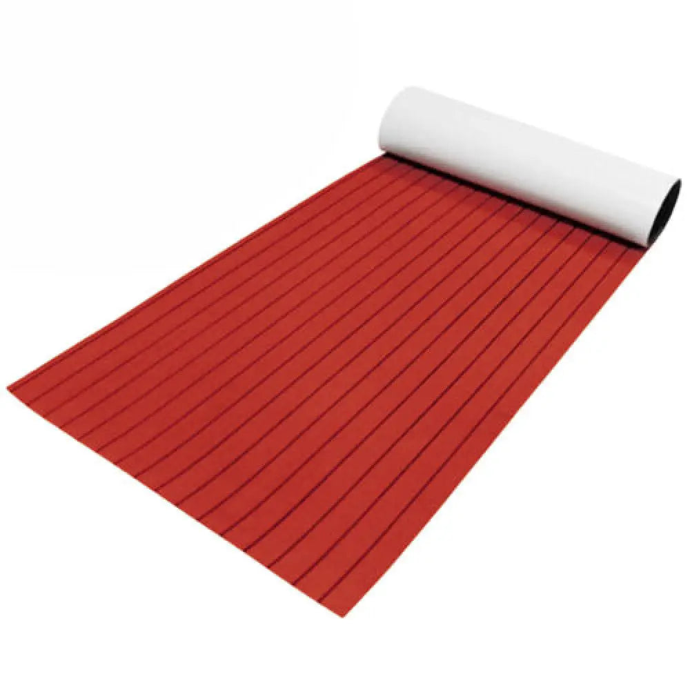EVA Foam Yacht Mat, Non-slip Pad, Water-proof RV Mat Self-Adhesive Pad for Marine Boat Decking, RV Accsesories Red