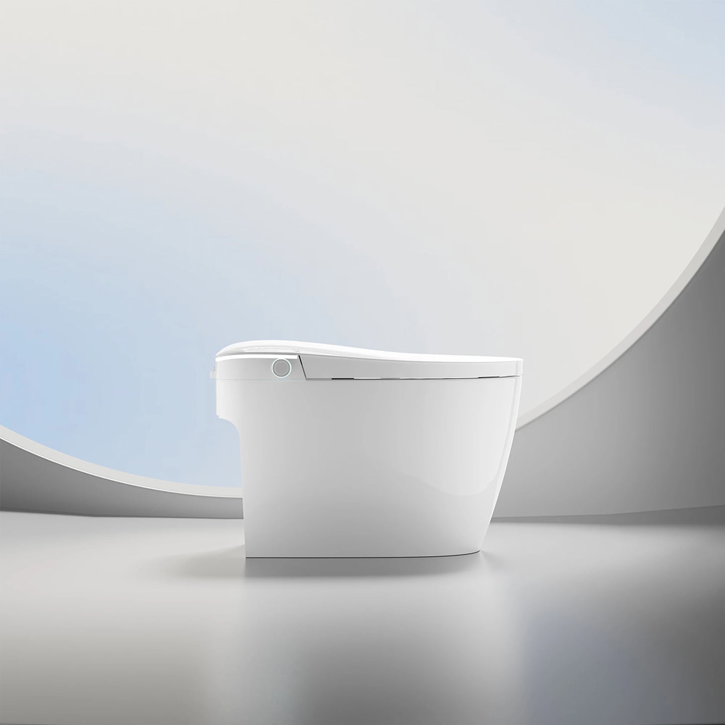 Smart Toilet with Built-in Bidet Seat, Tankless Toilet with Auto Lid Opening, Closing and Flushing, Heated Seat